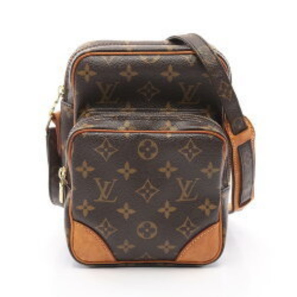 Louis Vuitton Amazon Shoulder Bag Leather Monogram Brown - Picture 1 of 8